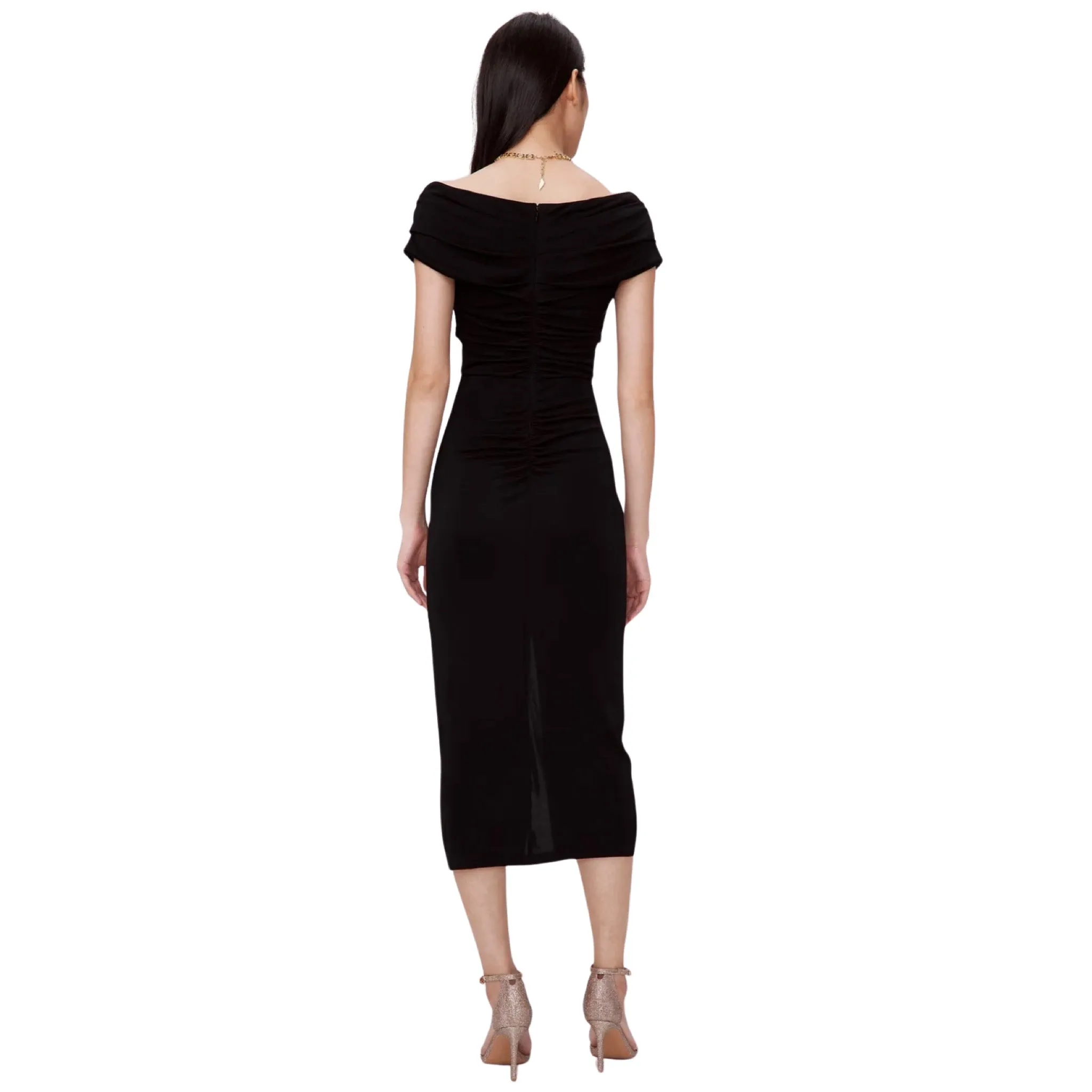 Black Stephen Midi Dress