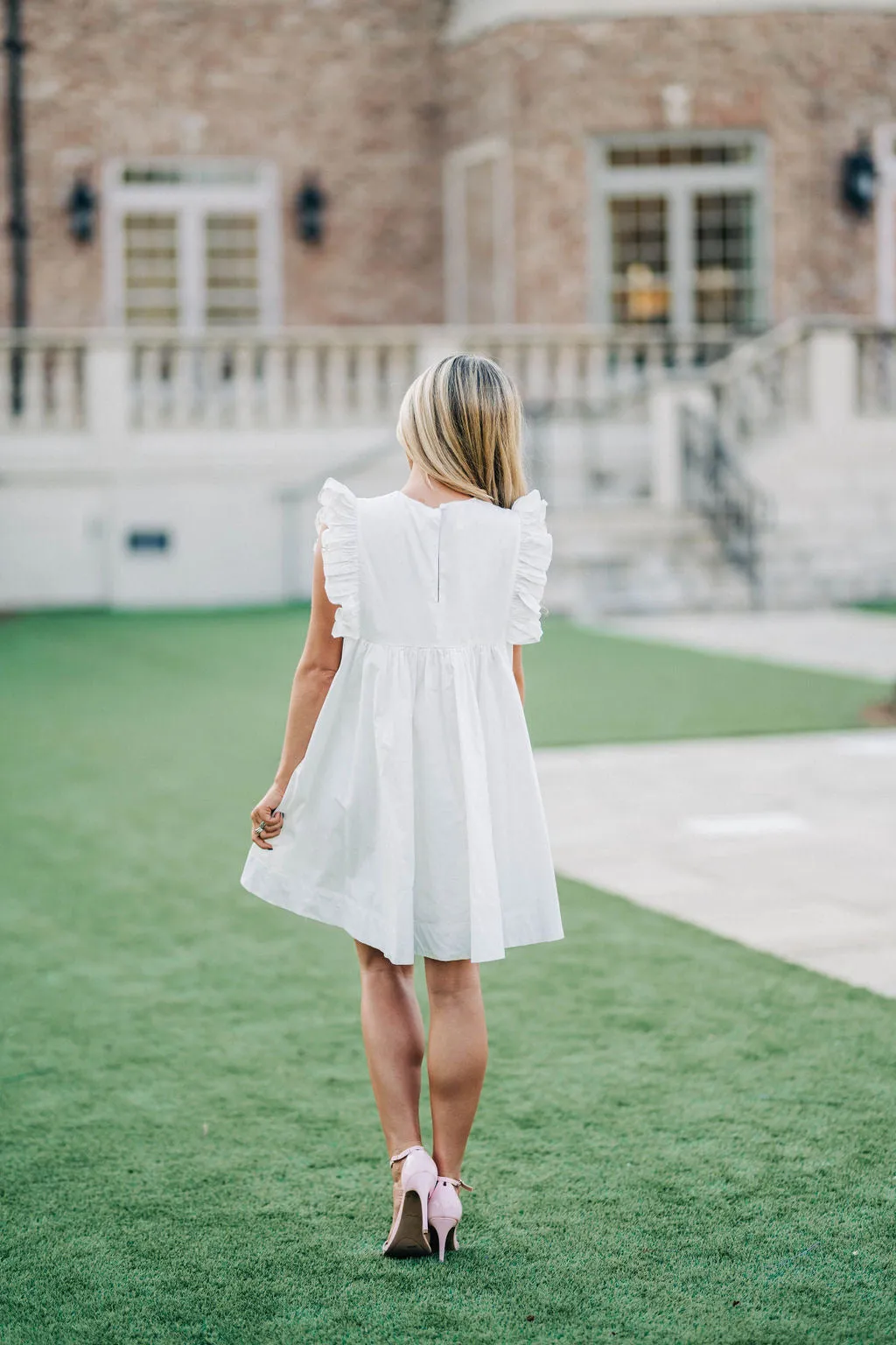 Brinley Mini Dress - White