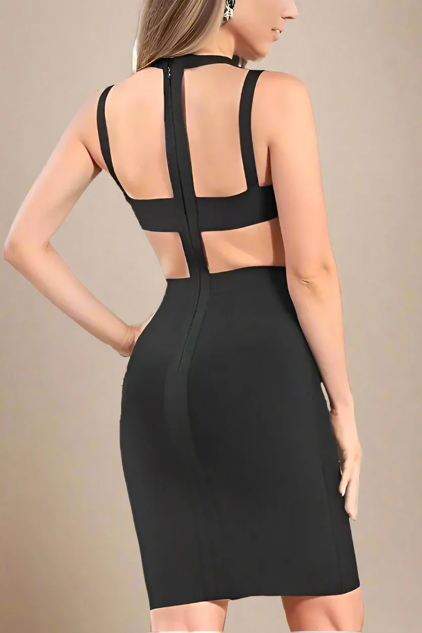 Cleo Bandage Dress - Classic Black