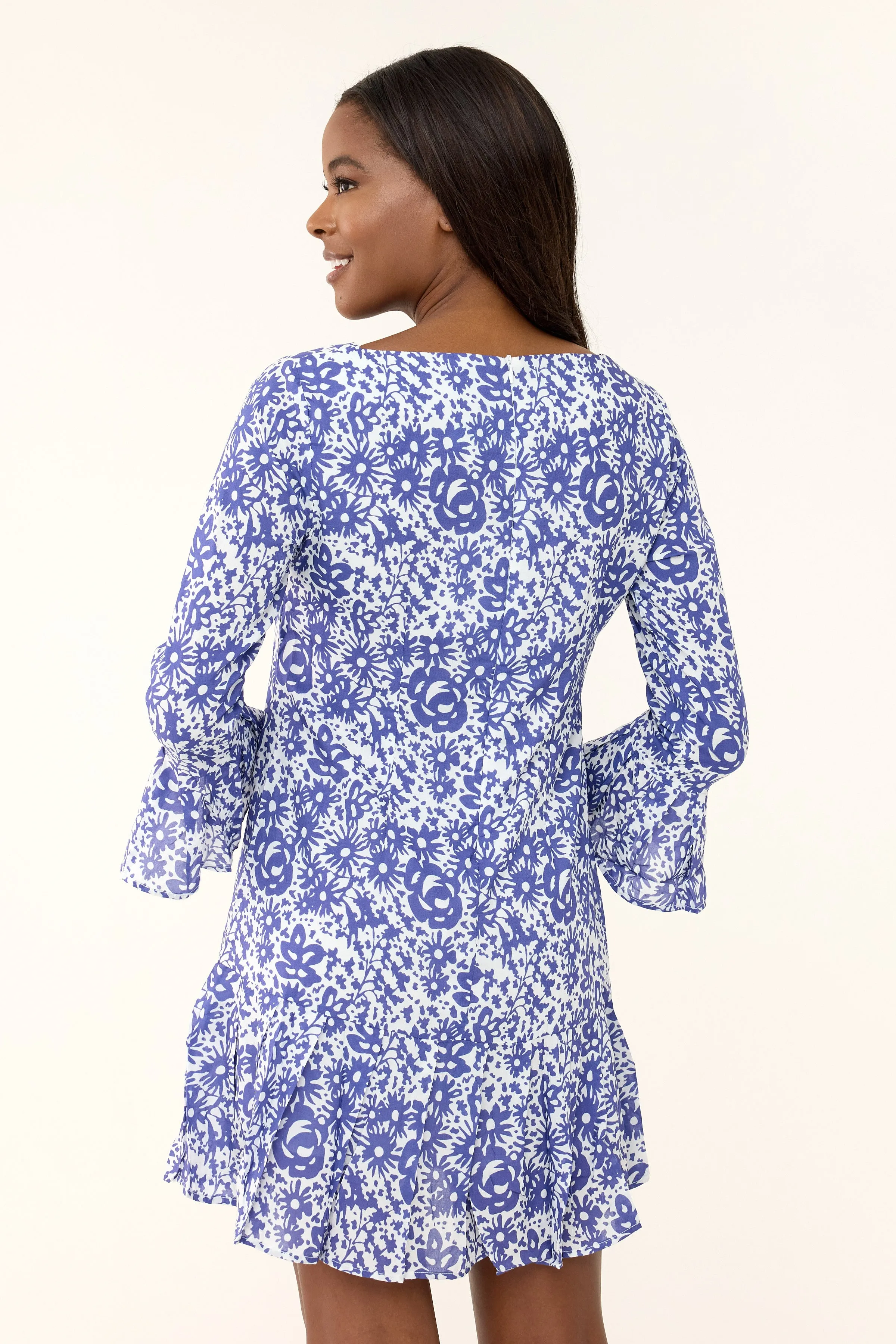 Jeannie Dress - Blue Floral