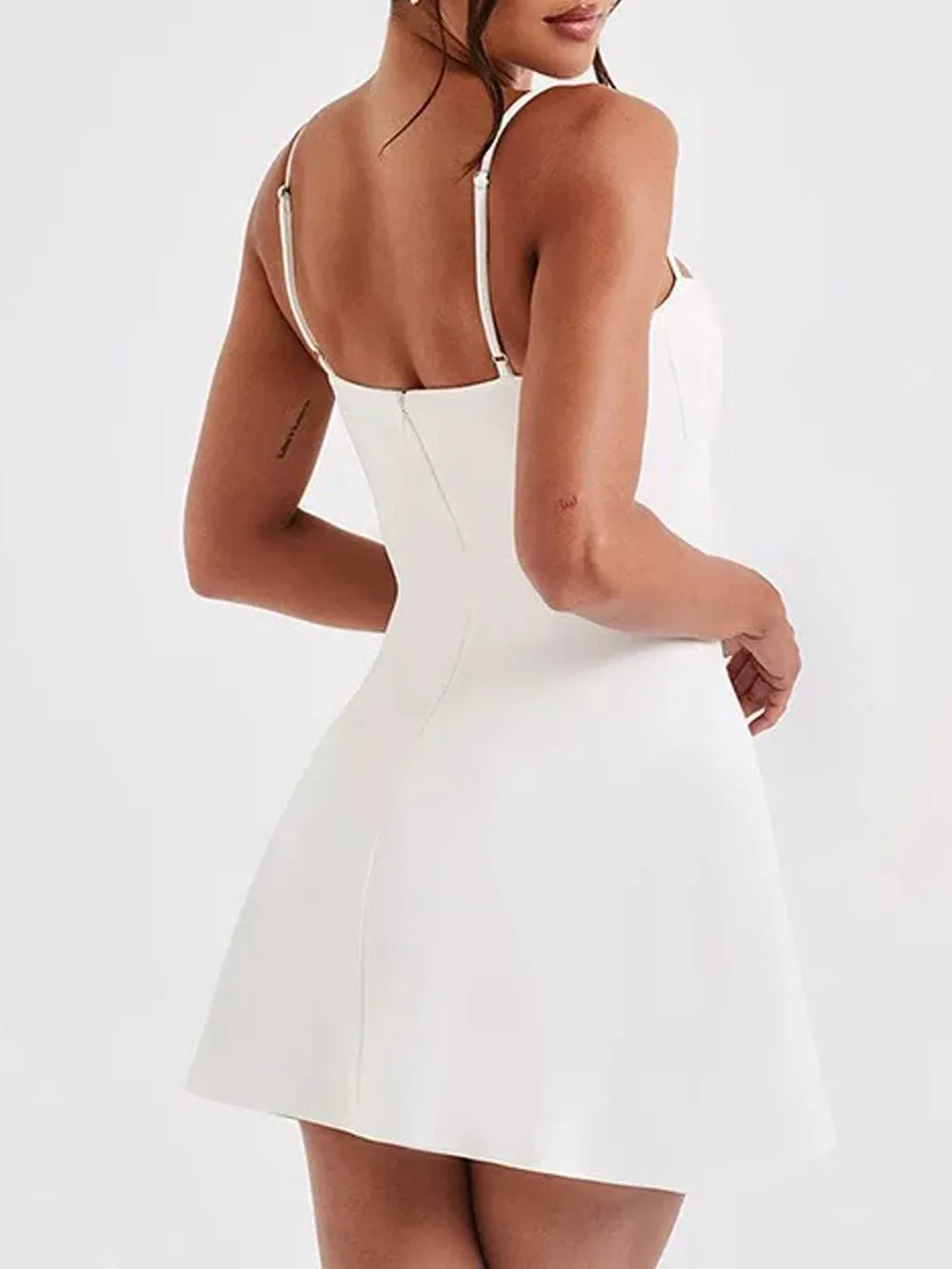 Laura Off Shoulder Backless Mini Dress