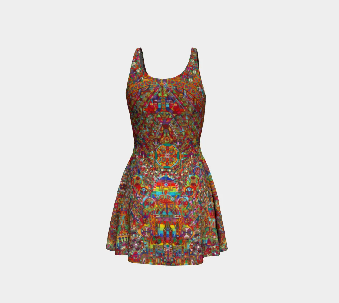 MANDALA FLARE DRESS | LACHLAN WARDLAW