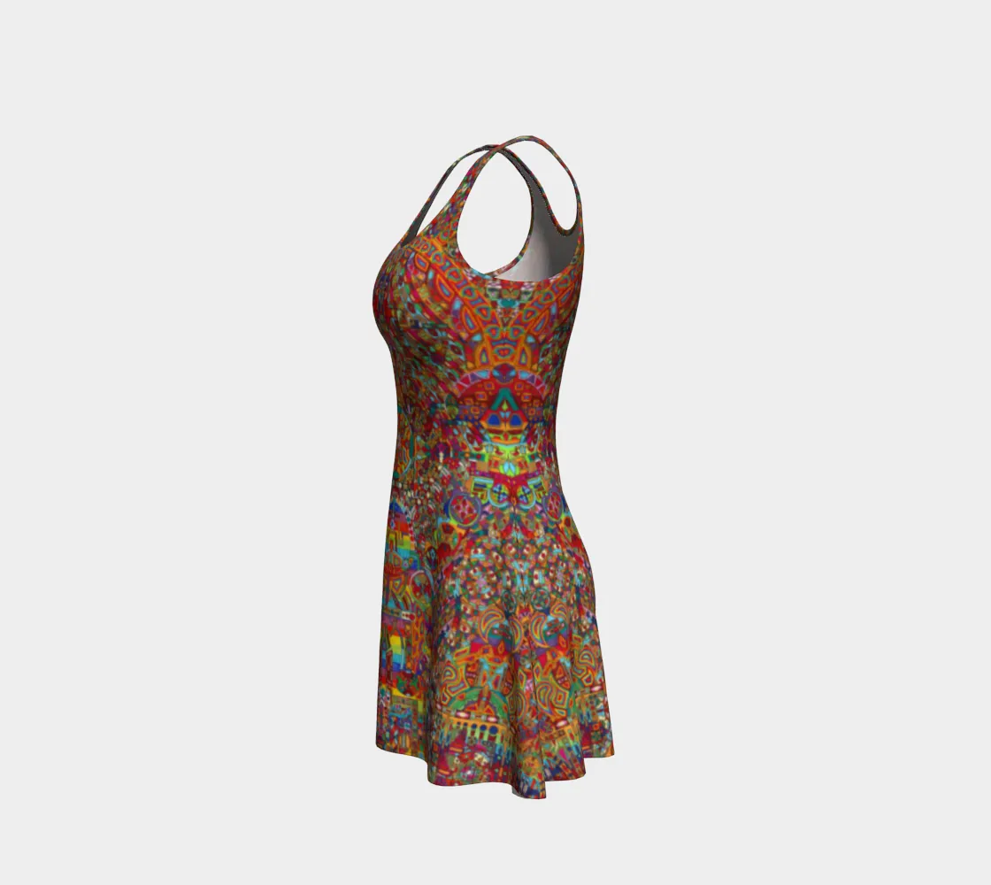 MANDALA FLARE DRESS | LACHLAN WARDLAW