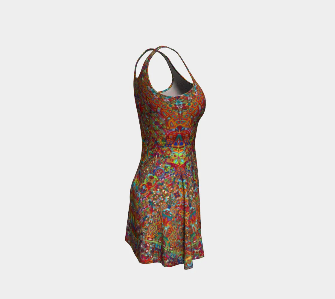 MANDALA FLARE DRESS | LACHLAN WARDLAW