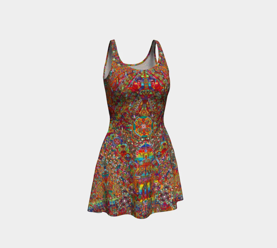 MANDALA FLARE DRESS | LACHLAN WARDLAW