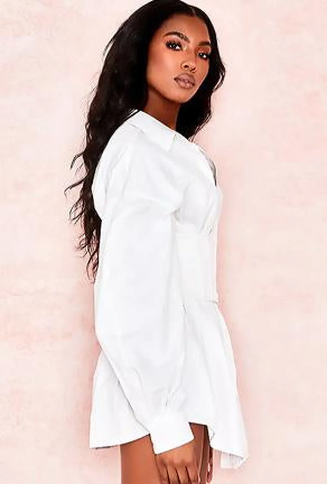 MASHAEL - BUSTIER SHIRT DRESS