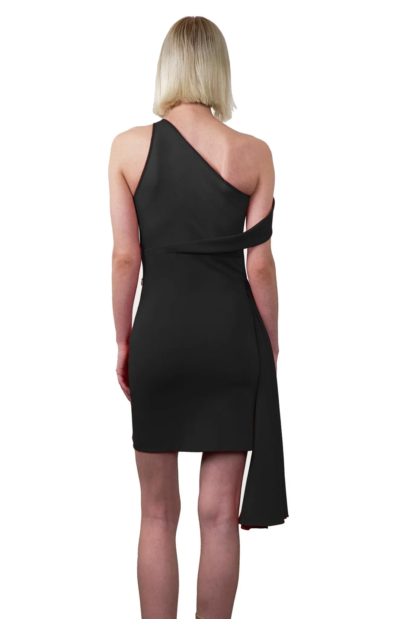 Nephele | Modern Femme Fatale:  Draped Mini Dress