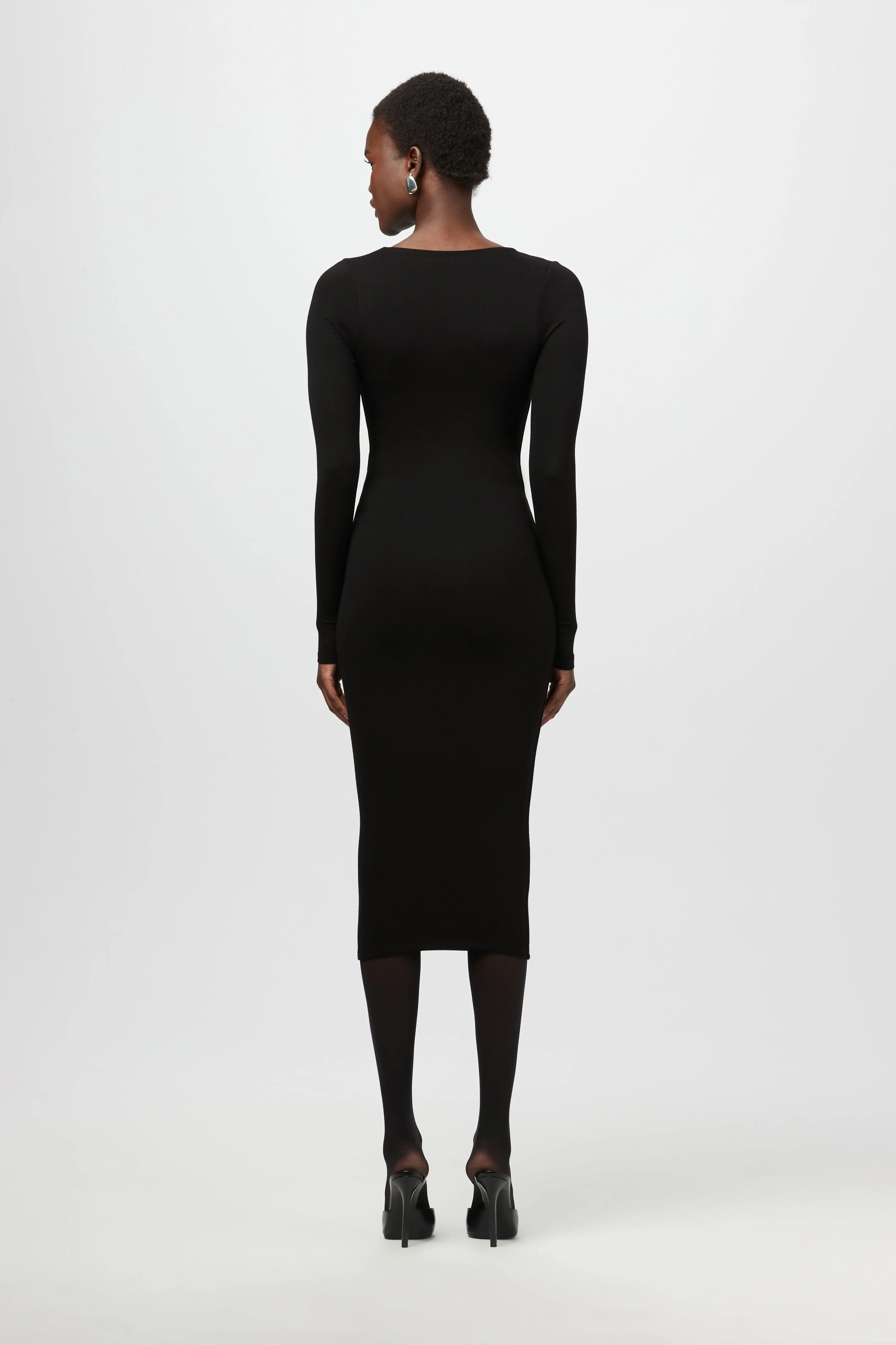 NW Sculpt V-Neck Midi Dress