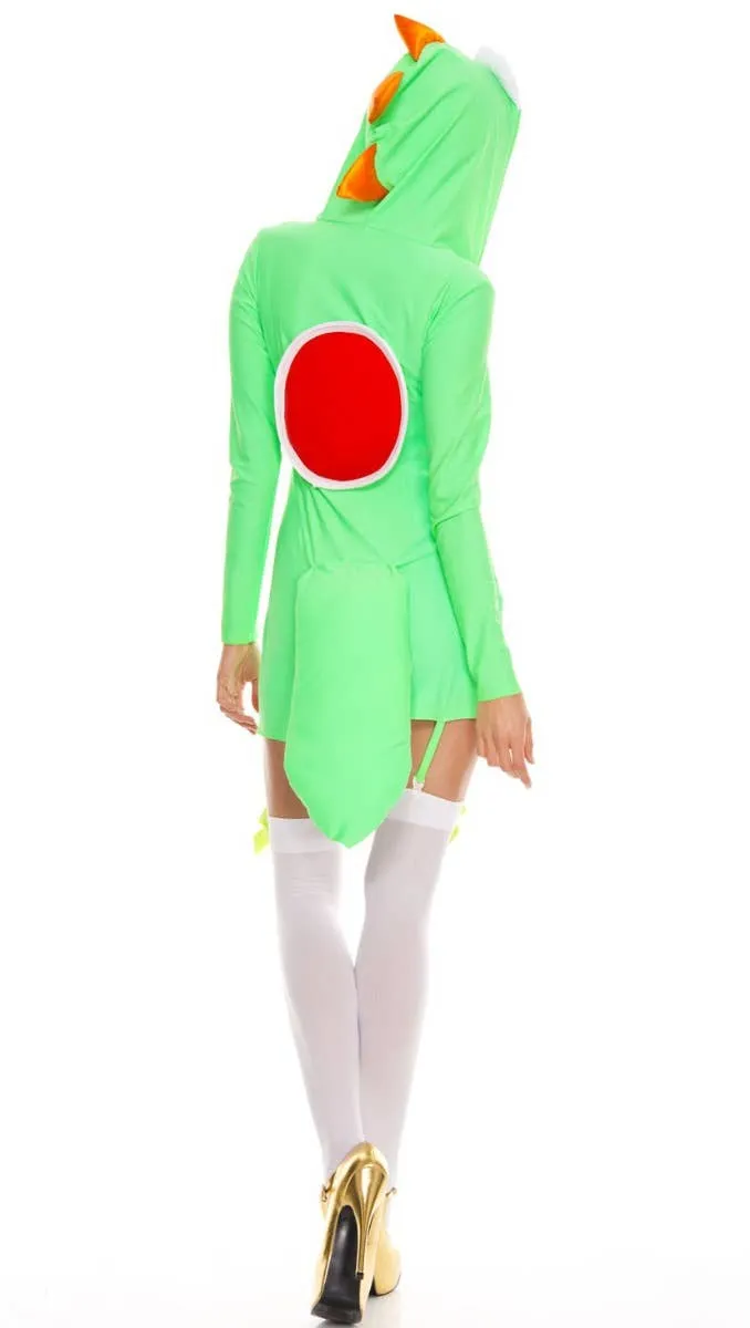 Playful Yoshi Womens Sexy Dino Costume