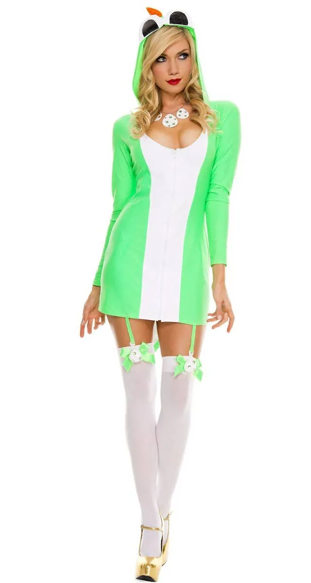 Playful Yoshi Womens Sexy Dino Costume