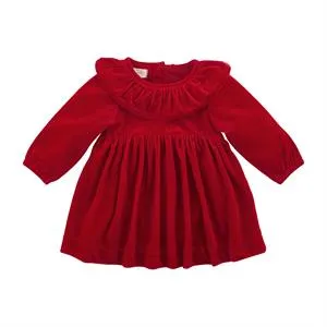 Red Velvet Dress BY MUD PIE