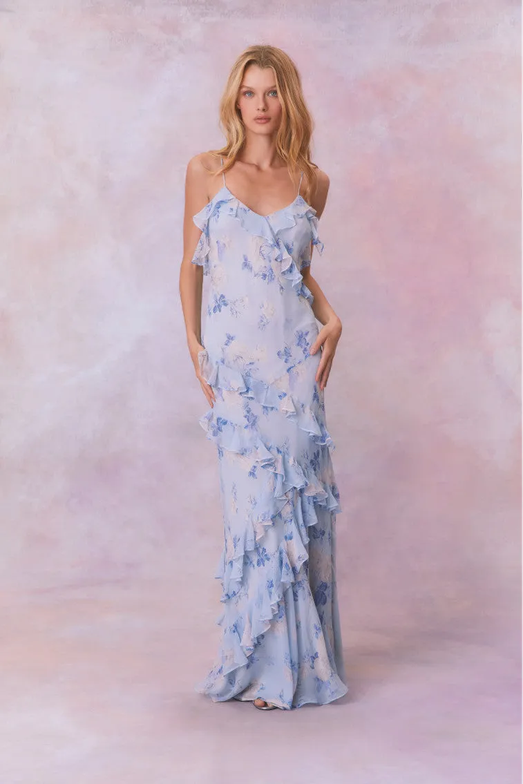 Rialto Fragrance Print Maxi Dress