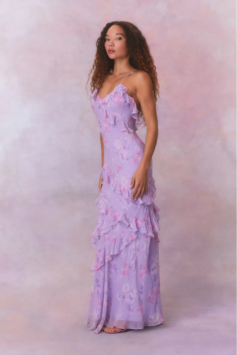 Rialto Fragrance Print Maxi Dress