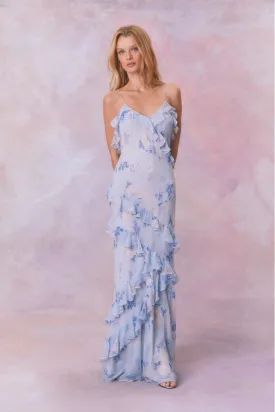 Rialto Fragrance Print Maxi Dress