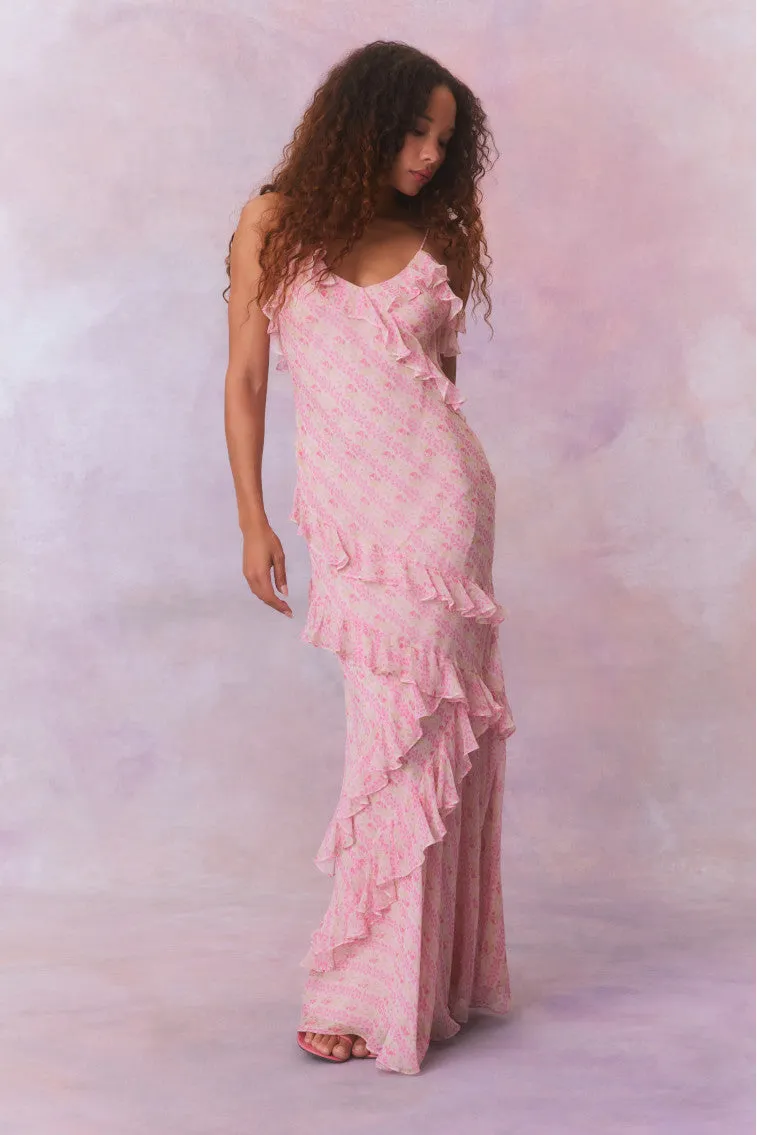 Rialto Fragrance Print Maxi Dress