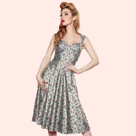 Roman Holiday Dress in Cherries