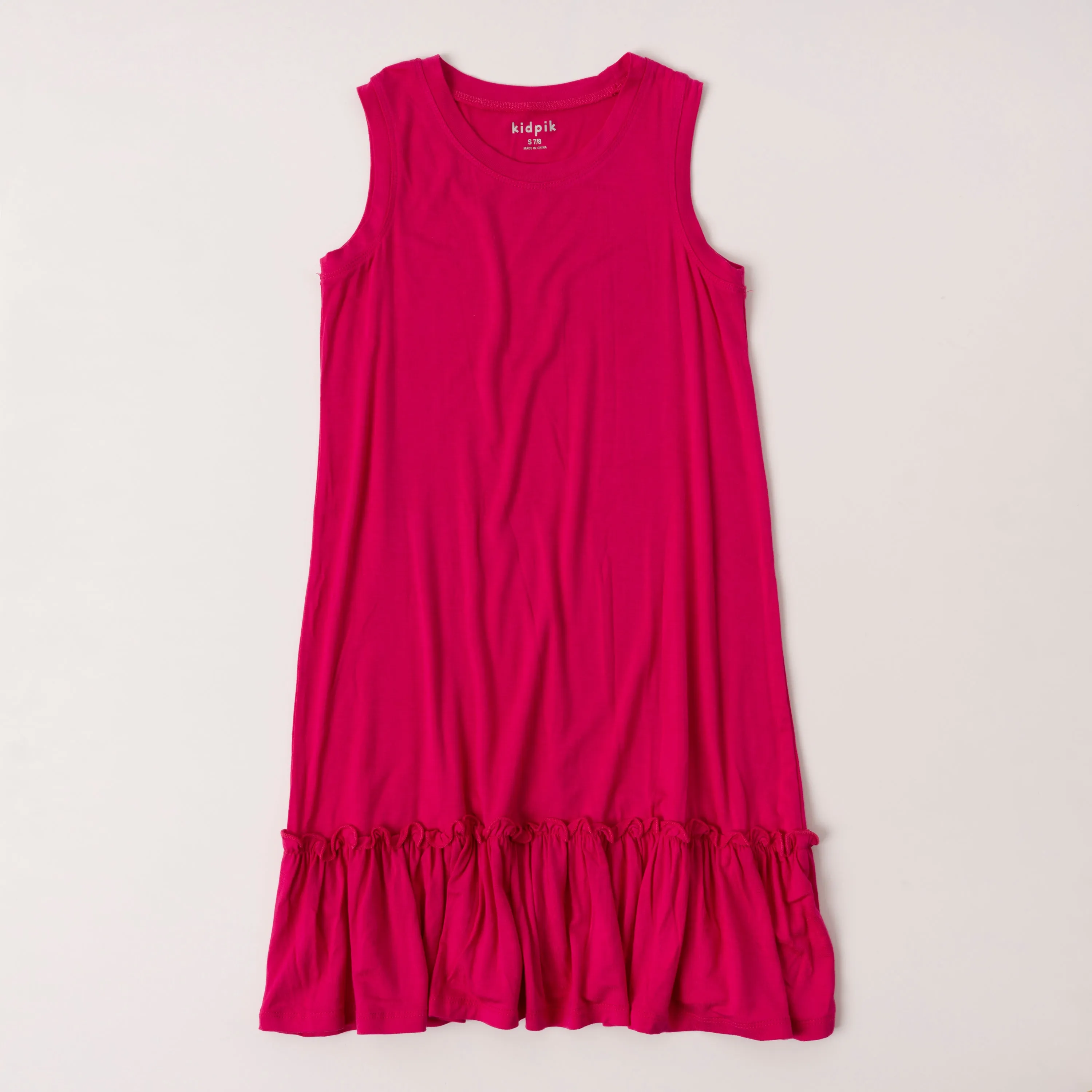 Ruffle Hem Swing Dress