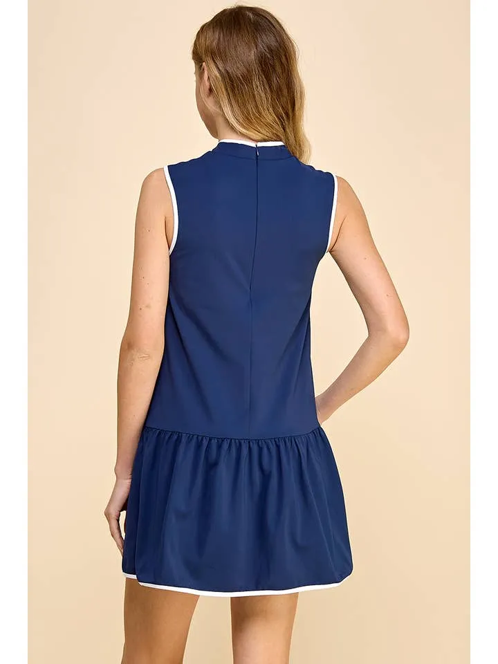 Working It Out Dress - Navy